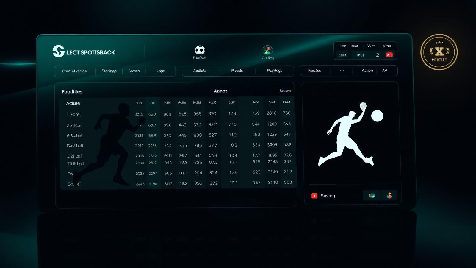 Modern 8xbet sportsbook dashboard
