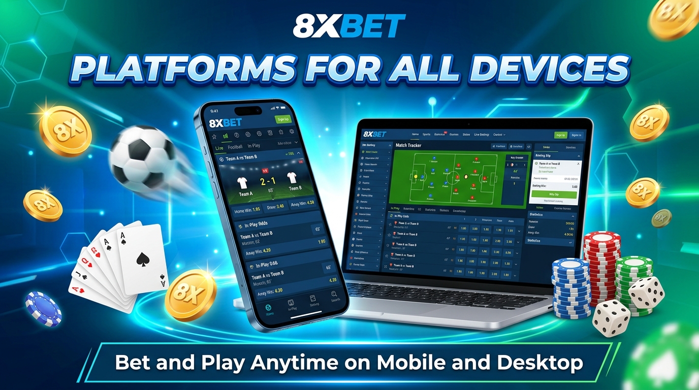 8xbet Mobile and Desktop App - Bet and Play Anytime on All Devices